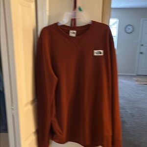 The North Face Rust Crewneck Sweater